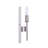 Steel Candle Wall Light-927703614
