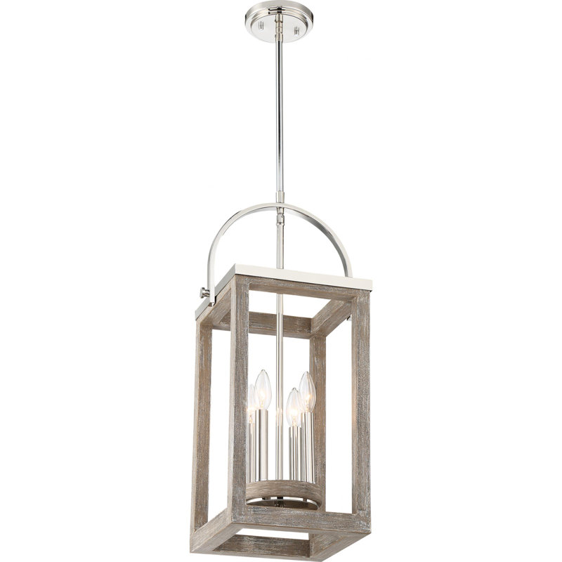 Elliana 4 - Light Lantern Pendant, 36.38" H x 13.75" W x 13.75" D