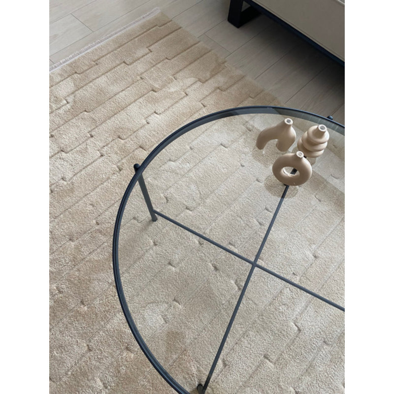 Tapis en coton Shellene, Rectangle 5 pi 3 po x 8 pi 3 po