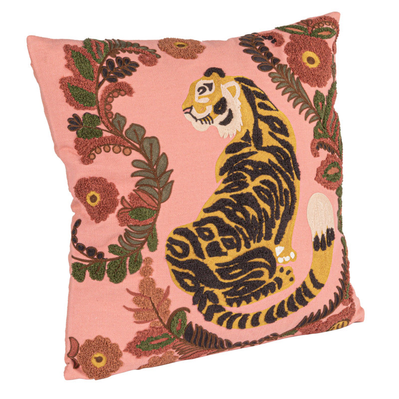 Cotton Square Throw Pillow Cover & Insert