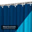 Rideau de douche rectangulaire clair avec 12 crochets-1779136586