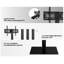 Support de plancher noir pour plus de 50 po Hemington Symple Stuff pouvant supporter jusqu'à 88 lb