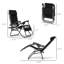 Fauteuils inclinables Zero Gravity, 2 pièces de chaises longues pliantes pour l'extérieur-132459117