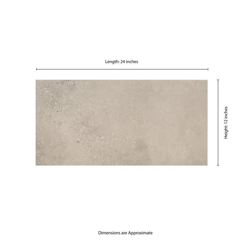 Carrelage de sol et mural aspect pierre en porcelaine mat 12 po x 24 po Traverse, Belashe