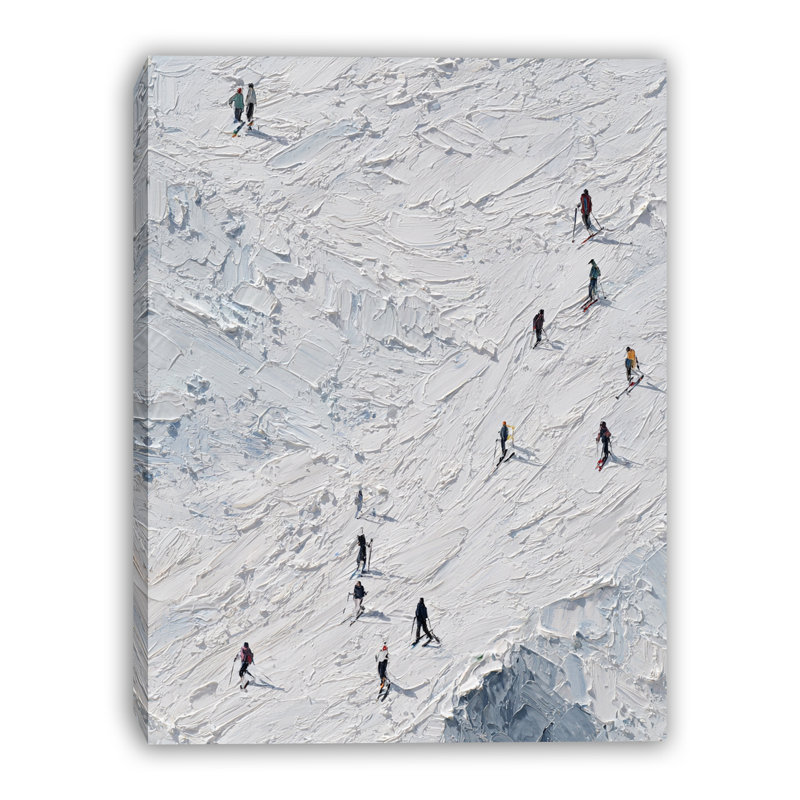 «Winter Crossing», art mural sur toile tendue, 36 po x 48 po