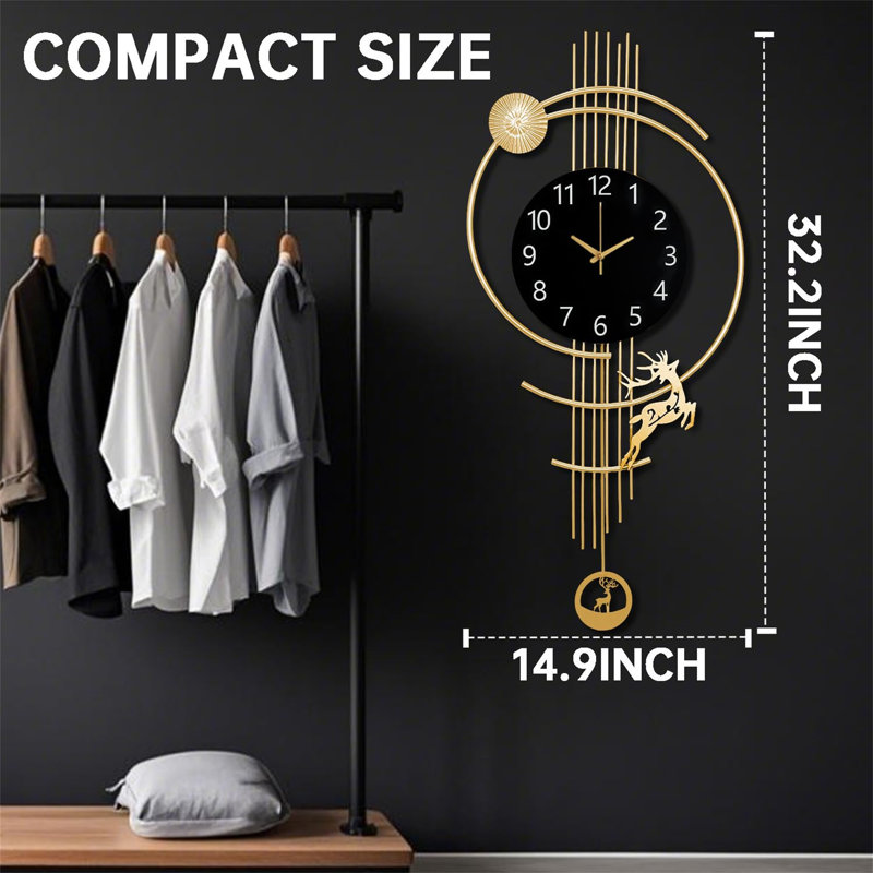 Metal Wall Clock
