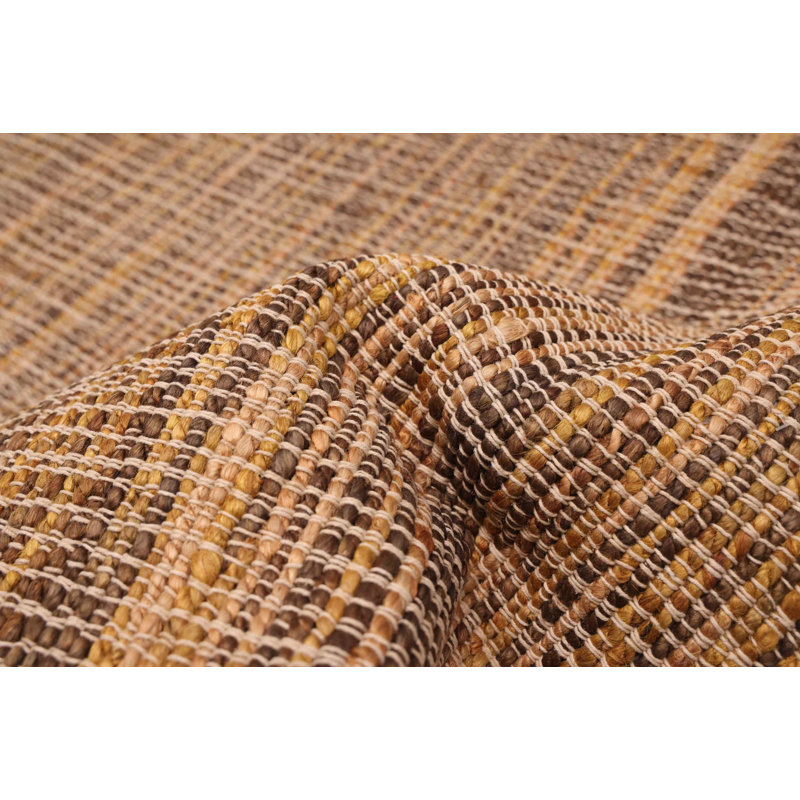 Palim Denizli brun clair Kilim 5 pi 4 po x 7 pi 5 po