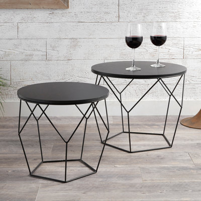 Frejya Iron Top Nesting Tables
