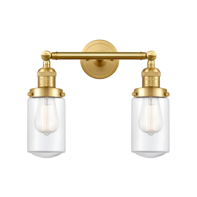 Saroyan 2 - Light Dimmable Vanity Light, Polished Chrome, Clear, Bulb Not Included