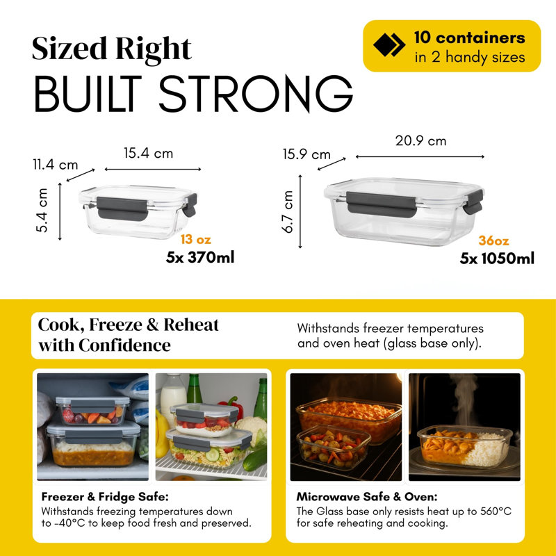 1050ml Food Storage Container