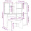 Rosilind Dressing Table with Mirror-63896544