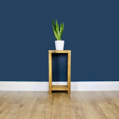 Barkeyville Solid Wood Top Sled Rectangular Side Table