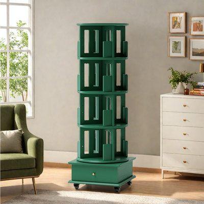 Modern style rotating bookcase