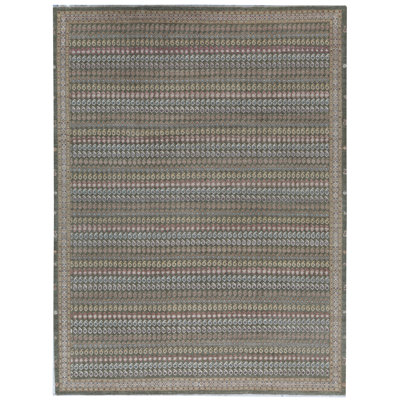 Brookhaven Geometric Area Rug in Brown