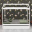 Structure de lit en forme de maison avec lit gigogne escamotable