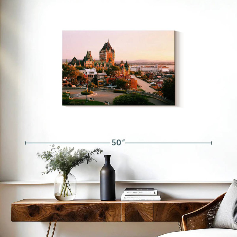 Lilie Quebec Chateau Frontenac, 20" H x 30" W