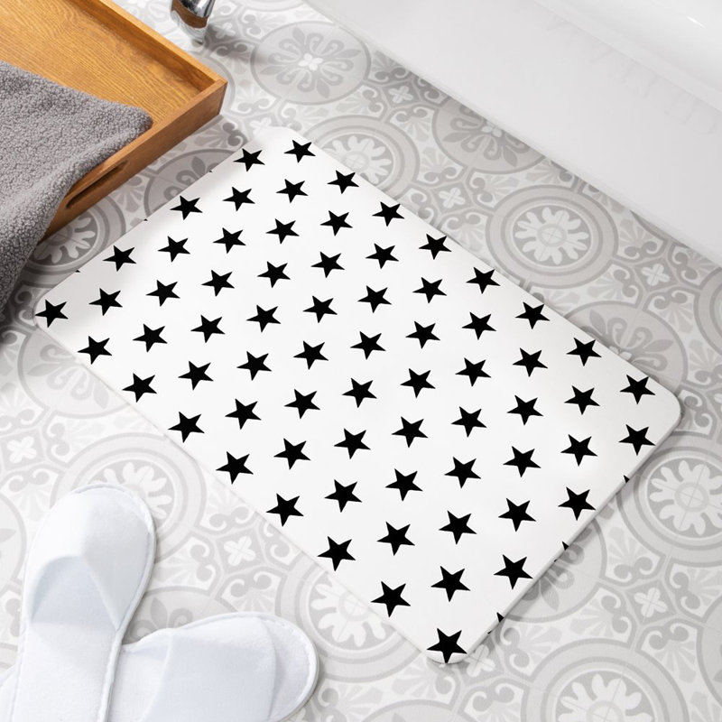 Non-Slip Shower Mat, White