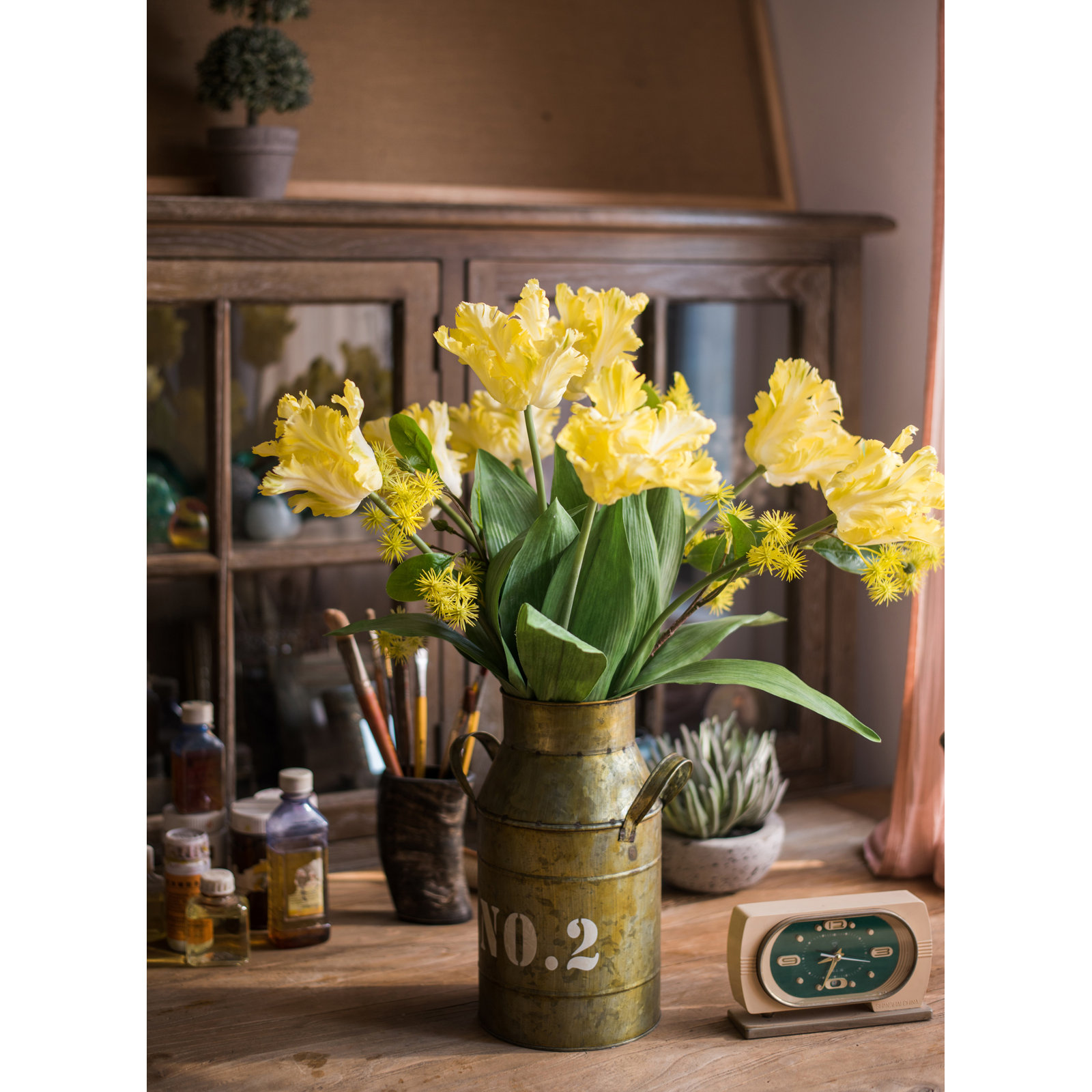 Tulip Floral Stems, Yellow