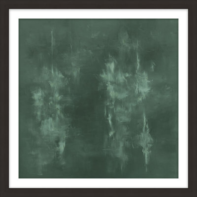 «Verdant Wash 4», reproduction d'art encadrée