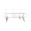 Four Leg Coffee Table with Storage