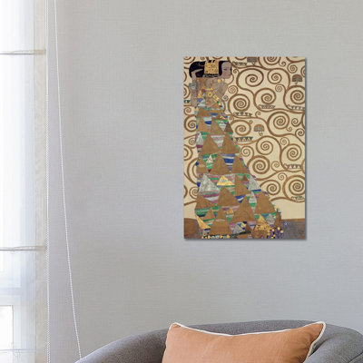 Expectation by Gustav Klimt - Wrapped Canvas Painting