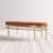 Velvet Upholstered Bench-1953024153