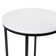 Hampstead Collection End Table - Modern Laminate Accent Table with Crisscross Frame