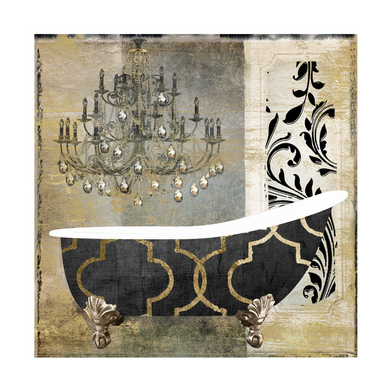 Art sur toile «Bachelor Sasha Paris Bath II »_ALI73189, H 24 po x l 24 po