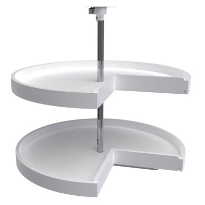 Rev-A-Shelf Lazy Susan Pie-Cut Polymer 2-Shelf