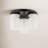 Rudaigh Glass Flush Mount-66595410