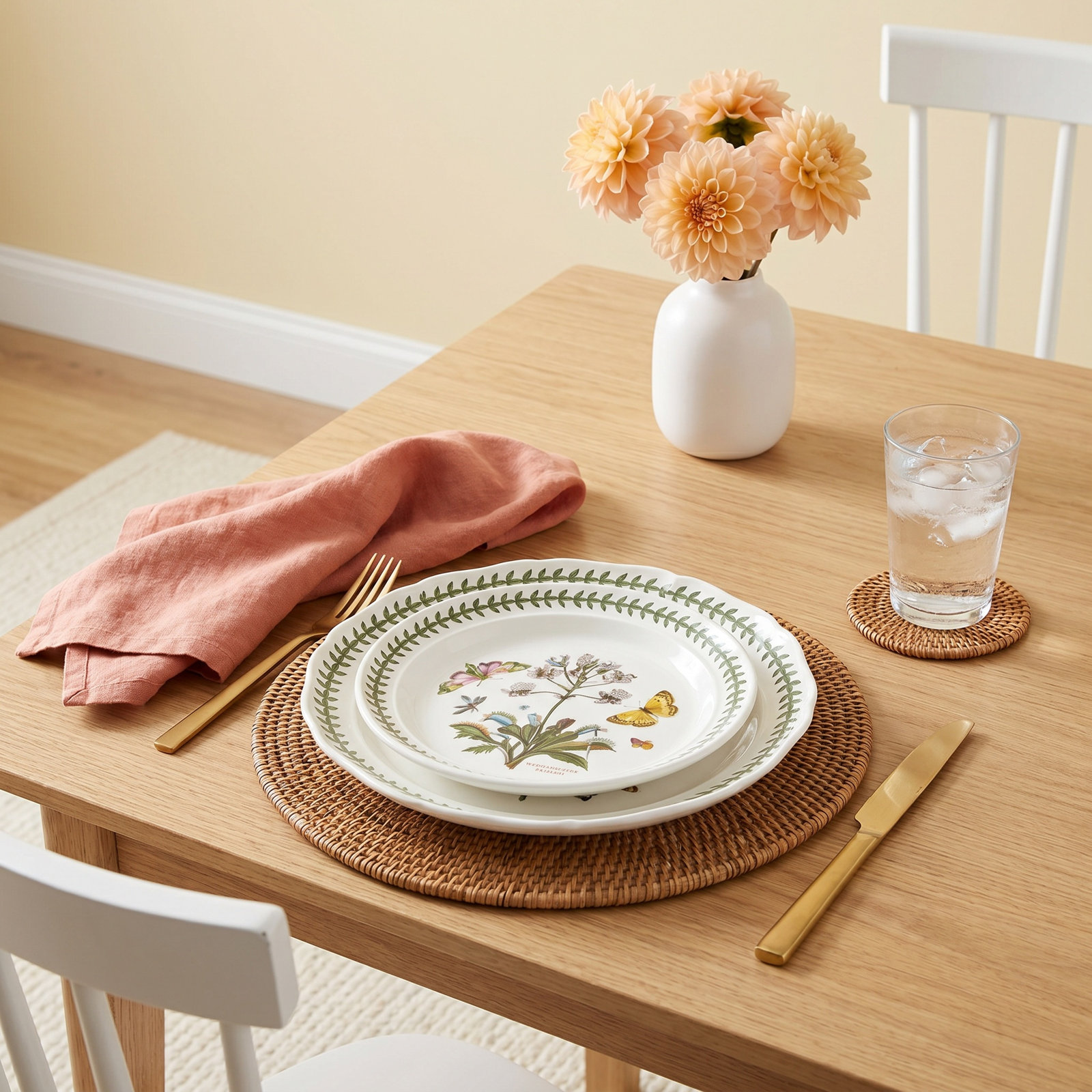 Botanic Garden Lotus 9" Appetizer Plate