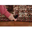 Tapis de couloir géométrique persan à motif géométrique noué à la main 4 x 10