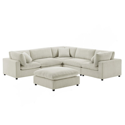 Chelsea Modular 6-Piece Sectional - Beige