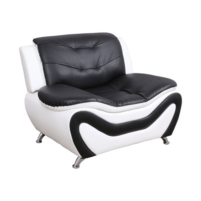Chaise en similicuir Niveen
