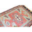Hand Knotted Wool Area Rug in Red