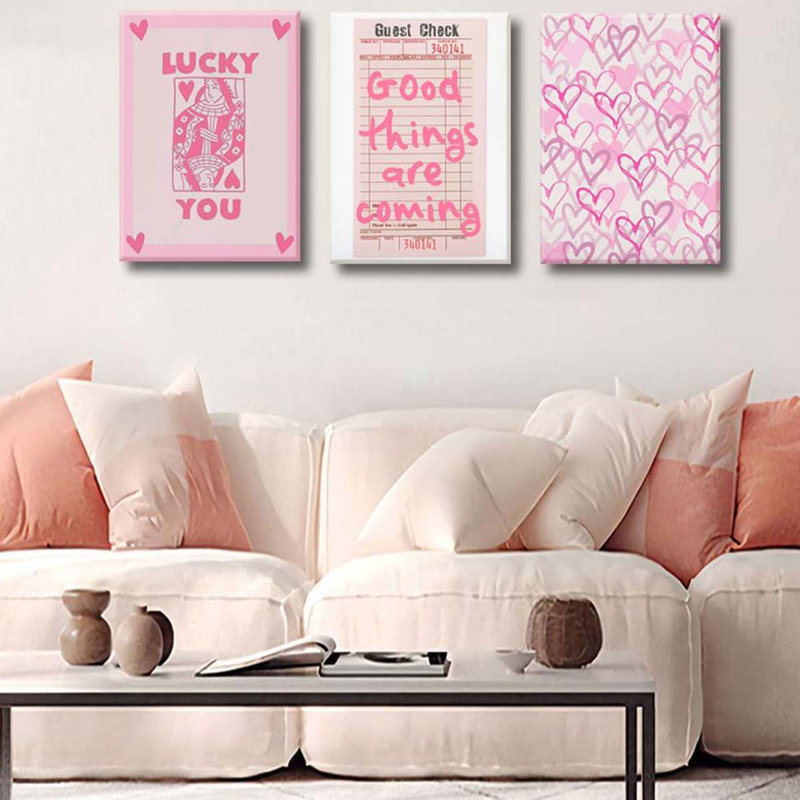 3 Piece Wrapped Canvas Print, 60 cm H x 40 cm W