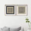 Tiny Windows Set Shadowbox Abstract Print by Oliver Gal, Black Frame, 12 x 12-1409627290-1409627291