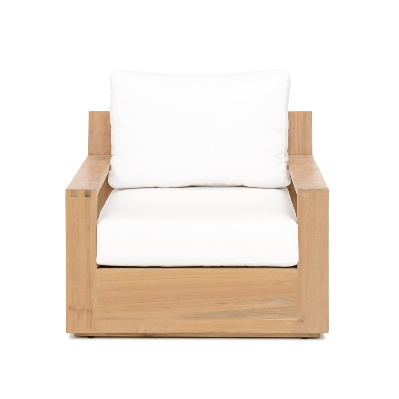 Caldas Outdoor Lounge Chair, Natural