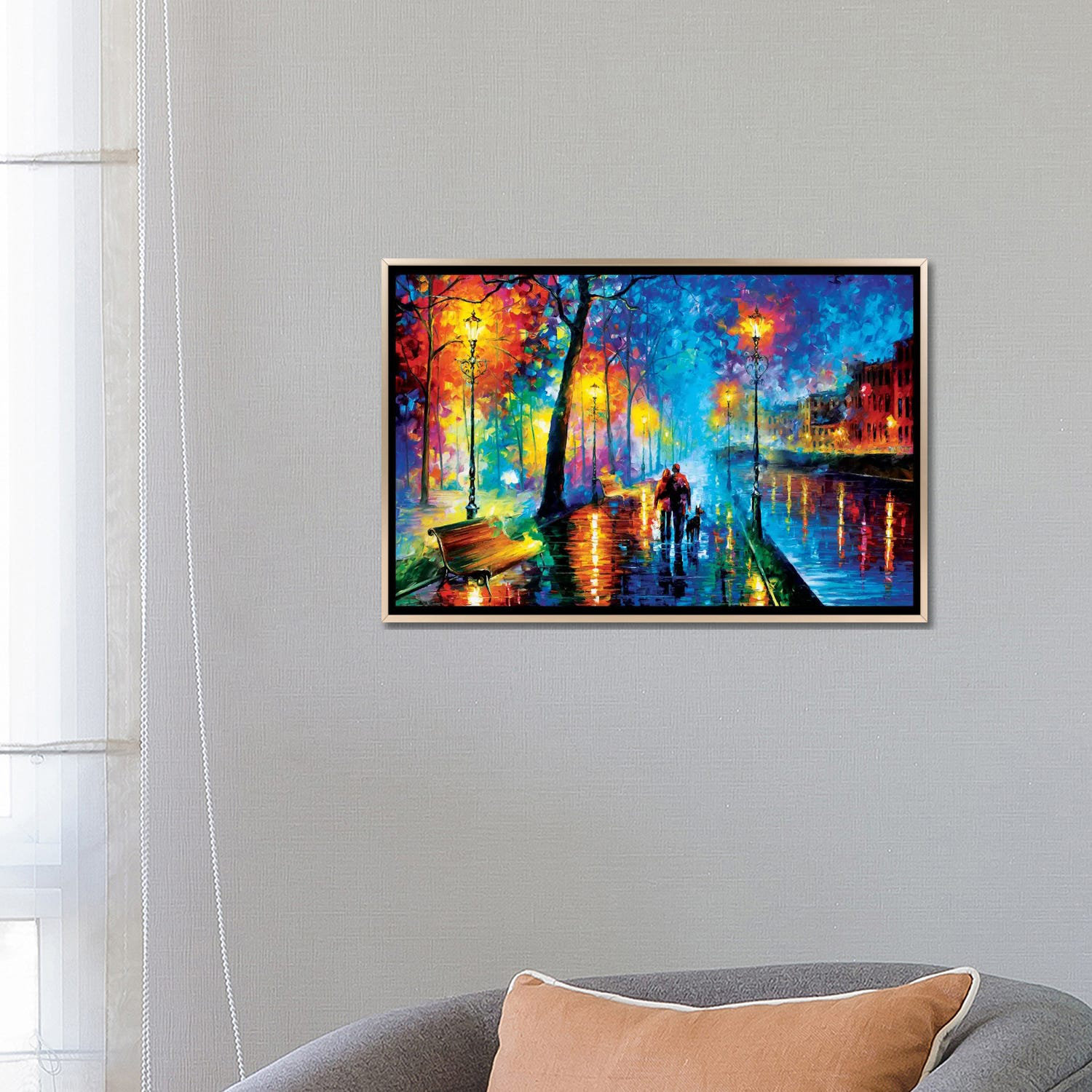 Ebern Designs Melody Of The Night by Leonid Afremov Print & Reviews ...