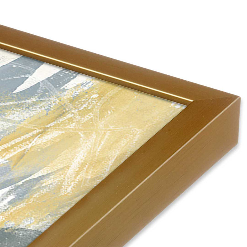 «Texture Collage II» par June Erica Vess, reproduction d'art, Impression sur cadre ouvert sans papier mat, H 12 po x l 12 po