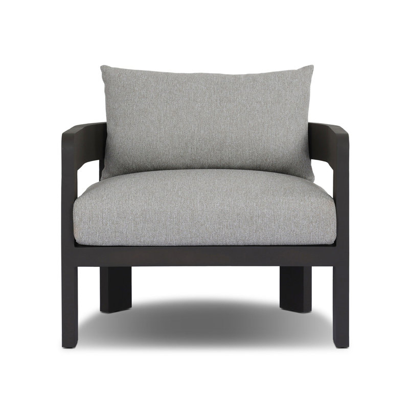 Jackson Outdoor Lounge Chair, Concha Fog