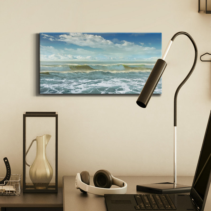Surf is up - Impression sur toile tendue, H 16 po x l 8 po x P 1 po