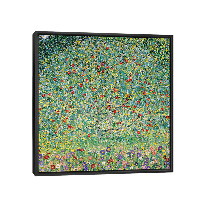 «Apple Tree I, 1912» par Gustav Klimt, reproduction d'art sur toile tendue, H 37 po x l 37 po x P 1,5 po, Pas de tapis