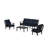 Prairie 4 Piece Sofa Seating Group with Cushions-88752907-131209779