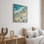 «Coastal Harmony on Canvas» par Azure Artisanal Studio, reproduction