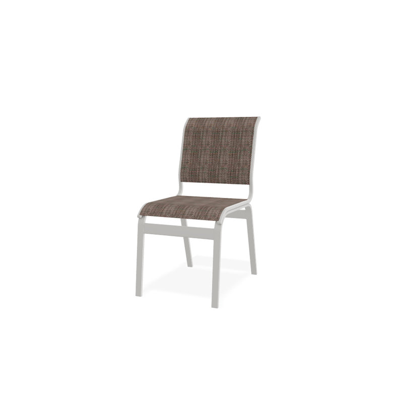 Chaise d'appoint de salle à manger Hiraku, Neige texturée, Lime