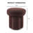 Baumann Mushroom Upholstered Ottoman-1500699048
