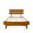 Caden Solid Wood Platform Bed with Adjustable Headboard, Mid-Century Modern-482096211-482096223