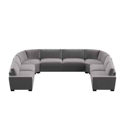 Michaella Upholstered U-Shaped Sectional Symmetrical