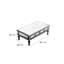 Table basse en bois massif avec rangement